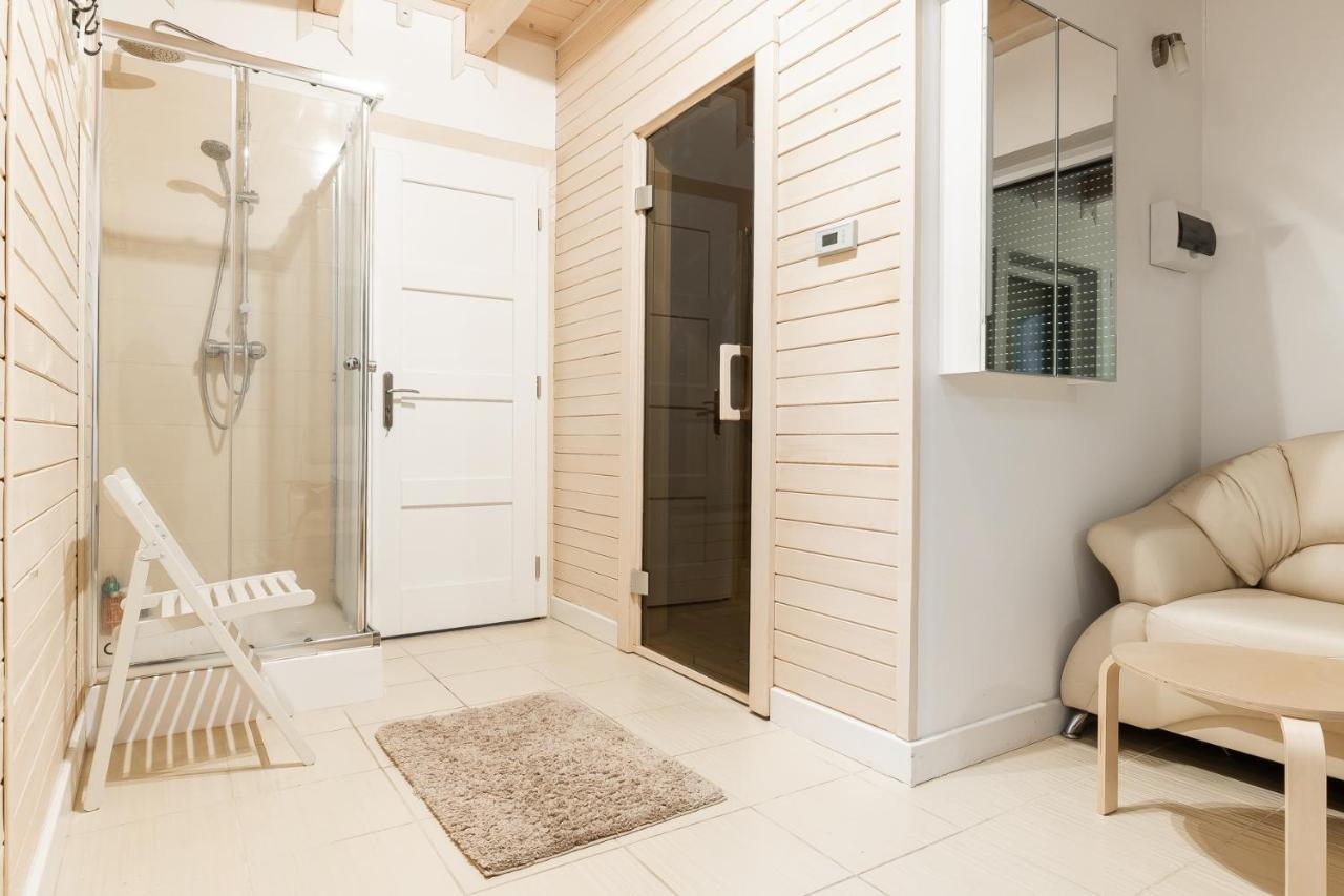 Babiogorska Perelka W Skandynawskim Stylu Z Sauna I Kominkiem Jordanow Extérieur photo